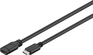 Goobay USB-C™-laajennus USB 3.1 sukupolvi 1, musta