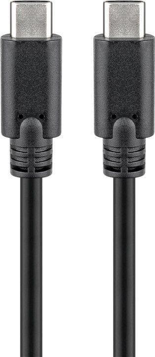 Goobay 67976 USB-C 3.1 sukupolven 1 kaapeli, musta, 1 m