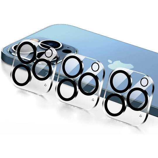 Näytönsuoja / linssisuojus iPhone 13 Pro karkaistu lasi 3 + 3