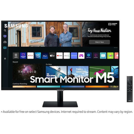 Samsung Smart Monitor M5 27" näyttö (musta)