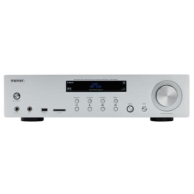 AIWA Stereovahvistin Bluetoothilla Hopea