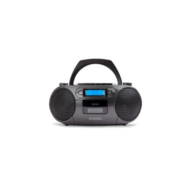 AIWA Boomblaster FM, kasetti, Bluetooth ja CD Musta