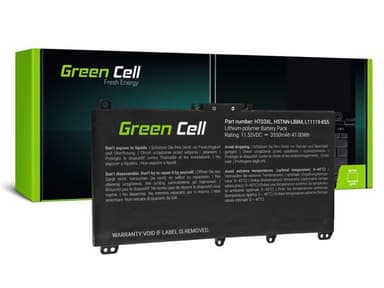 Kannettavan tietokoneen akku Green Cell HT03XL HP 240 G7 245 G7, HP 14 15 17