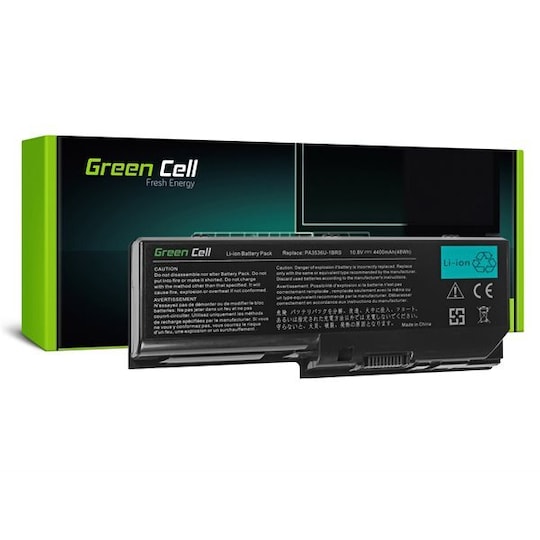 Green Cell kannettavan tietokoneen akku Toshiba Satellite L350 P200 PA3536U-1BRS