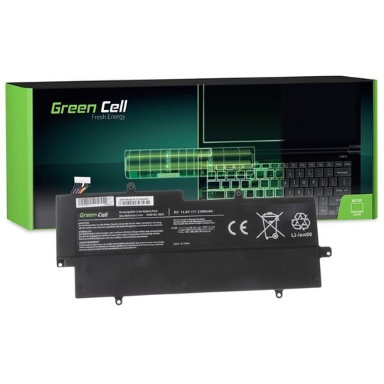 Green Cell kannettavan akku Toshiba Portege Z830 Z835 Z930 Z935 / 14,4V 1900mAh