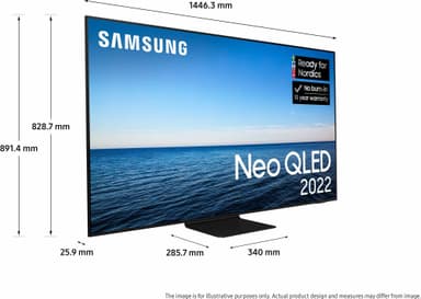 Samsung 65" QN90B 4K NQLED älytelevisio (2022)