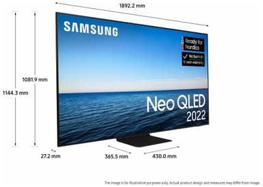 Samsung 85" QN90B 4K NQLED älytelevisio (2022)