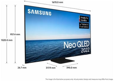 Samsung 75" QN90B 4K NQLED älytelevisio (2022)