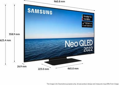 Samsung 43" QN90B 4K NQLED älytelevisio (2022)