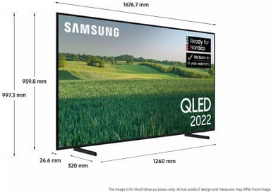 Samsung 75" Q60B 4K QLED älytelevisio (2022)