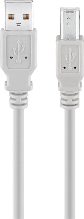 Goobay USB 2.0 Hi-Speed -kaapeli, harmaa