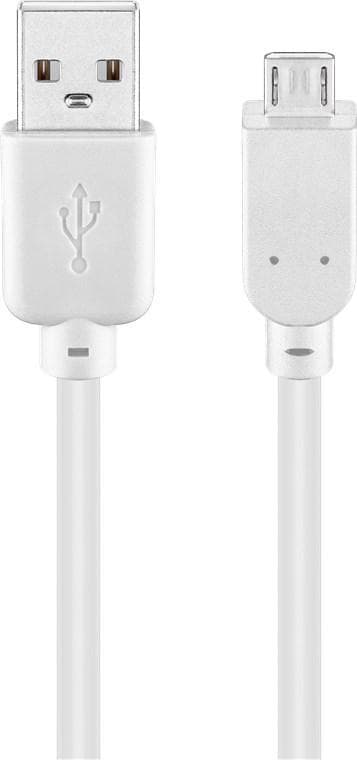 Goobay USB 2.0 Hi-Speed -kaapeli, valkoinen
