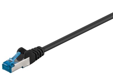 Goobay Patch-kaapeli CAT 6A, S/FTP (PiMF), musta, 2 m