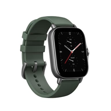 Amazfit GTS 2e älykello, GPS (satelliitti), AMOLED-näyttö, kosketusnäyttö, sykemittari, aktiivisuuden seuranta 24/7, vedenpitävä, Bluetooth, sammaleenvihreä