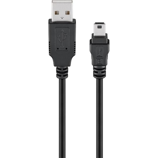 Goobay USB 2.0 Hi-Speed -kaapeli, musta
