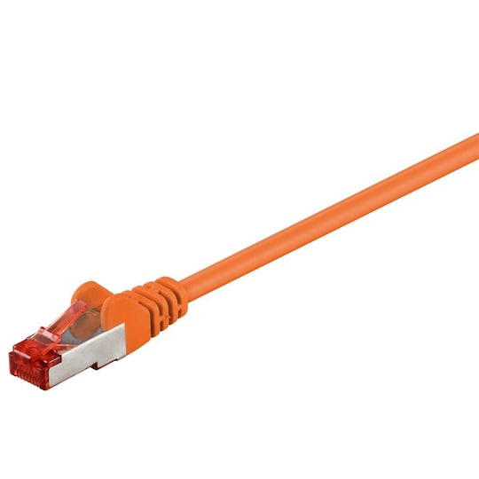 Patchkabel CAT 6, S/FTP (PiMF), orange, 0,5 m