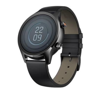 TicWatch C2+ Älykello, NFC, GPS (satelliitti), AMOLED, Sykemittari, Vedenpitävä, Bluetooth, 1 Gt, 4 Gt, Android, iOS, Wi-Fi, Snapdragon Wear 2100, 20 mm, Musta