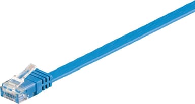 Goobay CAT 6 Flat-patch-kaapeli, U/UTP, sininen
