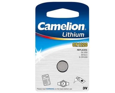 Camelion CR1220-BP1 CR1220, litium, 1 kpl