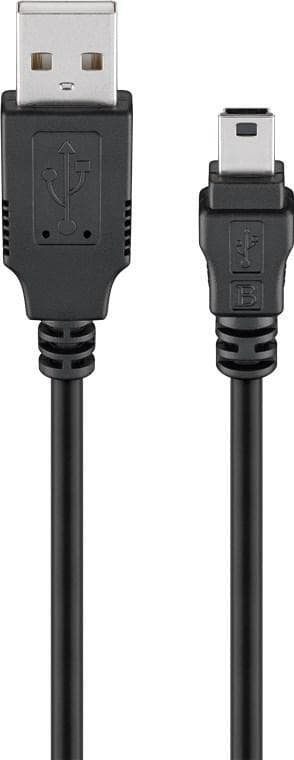 Goobay USB 2.0 Hi-Speed -kaapeli, musta