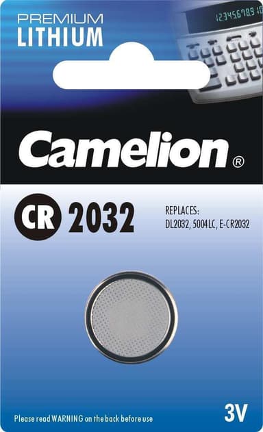 Camelion CR2032, litium, 1 kpl