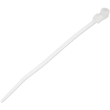 StarTech.com CBMZTS10N4, Avattava johdinside, Nailon, Muovi, Valkoinen, 2,5 cm,