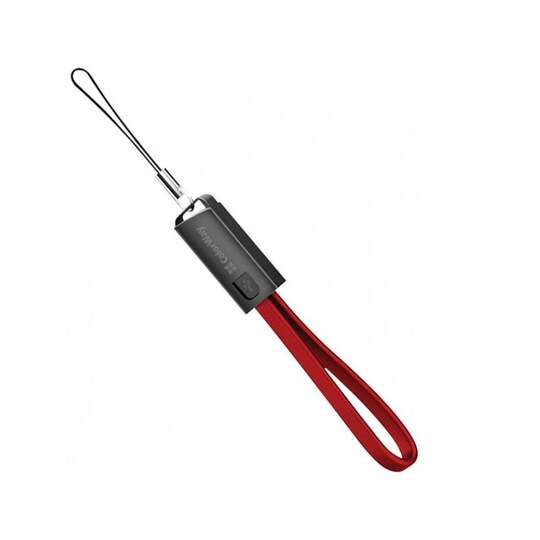 ColorWay -datakaapeli USB - MicroUSB (dongle) 0,22 m, punainen, 2,4 A