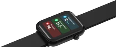 TicWatch Smart Watch GTH Älykellot, Kosketusnäyttö, Vedenpitävä, Bluetooth, Musta