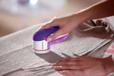 Philips nukanpoistaja GC026/30 Violetti/Valkoinen, paristokäyttöinen