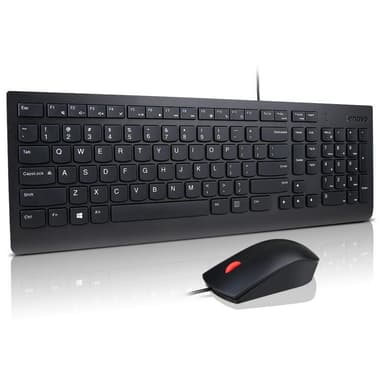 Lenovo Essential langallinen näppäimistö ja hiiriyhdistelmänäppäimistöasettelu venäjä, musta, venäjä / kyrillinen