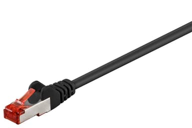 Goobay CAT 6 patch-kaapeli S/FTP (PiMF), musta