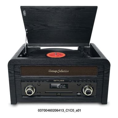 MT-115 W levysoitin Mikrojärjestelmä FM BT CD USB Retro