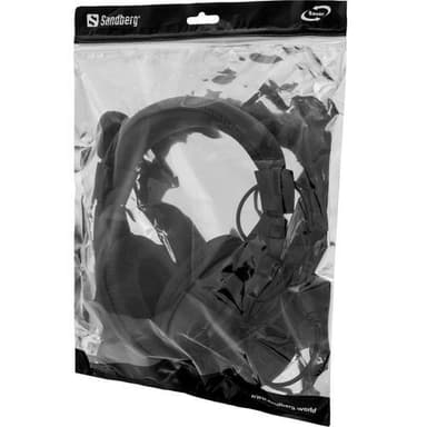 Sandberg Saver USB Headset Large, musta
