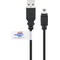 USB 2.0 Hi-Speed -kaapeli USB-sertifikaatilla, musta