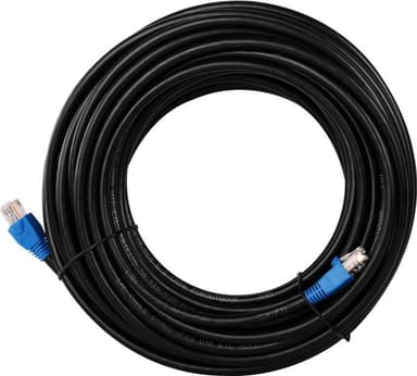 Goobay CAT 6 Outdoor-patch-kaapeli, U/UTP, musta
