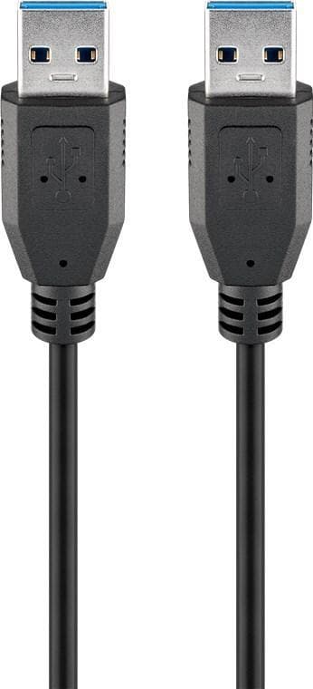 Goobay USB 3.0 SuperSpeed -kaapeli, musta