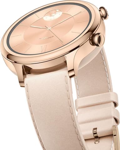 TicWatch Smart Watch C2 plus NFC, GPS (satelliitti), AMOLED, sykemittari, vedenpitävä, Bluetooth, ruusukulta, Wi-Fi