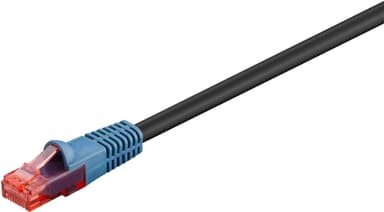 Goobay CAT 6 Outdoor-patch-kaapeli, U/UTP, musta