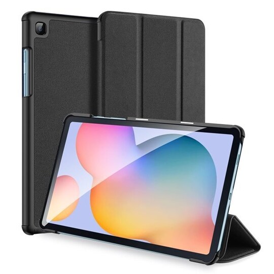 Tri-fold kotelo Samsung Galaxy Tab S6 Lite 10.4, Musta
