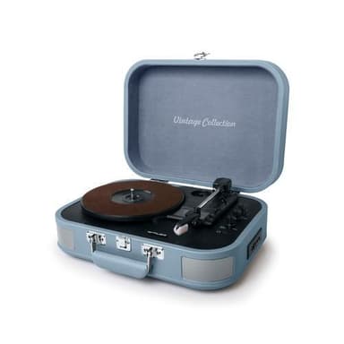 MT-201 BVB Turntable Stereo system BT USB vintage Light Blue