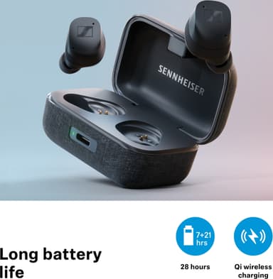 Sennheiser Momentum 3 täysin langattomat in-ear kuulokkeet (grafiitti)