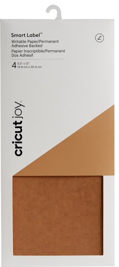 Cricut Joy älymerkkilaput 14x30 cm 4 kpl (ruskea)