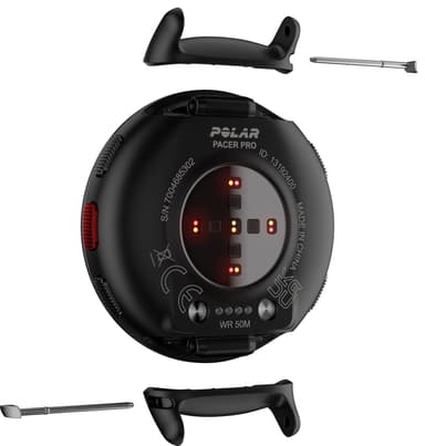 Polar Pacer Pro urheilukello S/L (harmaa/musta)