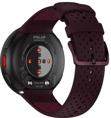 Polar Pacer Pro urheilukello S/L (punaruskea/luumu)