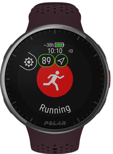 Polar Pacer Pro urheilukello S/L (punaruskea/luumu)