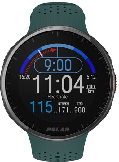 Polar Pacer Pro urheilukello S/L (sinivihreä/vihreä)