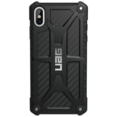UAG iPhone Xs Max Monarch suojakuori (hiilenmusta)
