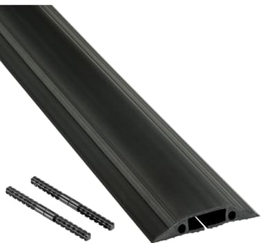 D-LINE Lattia Kaapelikanava PVC Pro Musta 1.8m