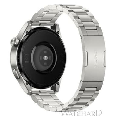 Huawei Watch 3 Pro 1,43", GPS (satelliitti), AMOLED-näyttö, kosketusnäyttö, sykemittari, vedenpitävä, Bluetooth, Wi-Fi, titaaninharmaa