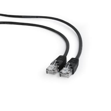 Cablexpert CAT5e UTP -liitäntäjohto, musta 5 metrin kaapeli